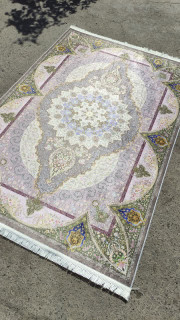 فرشینه چاپی جنس مخمل طرح کلاسیک کد FA-123