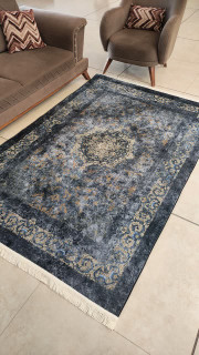 فرشینه چاپی جنس مخمل طرح کلاسیک کد FA-126