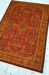 فرشینه چاپی جنس مخمل طرح کلاسیک کد FA-183