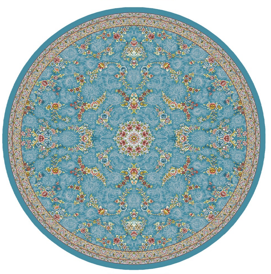 فرشینه گرد(دایره) مخمل کد FR-RD-113