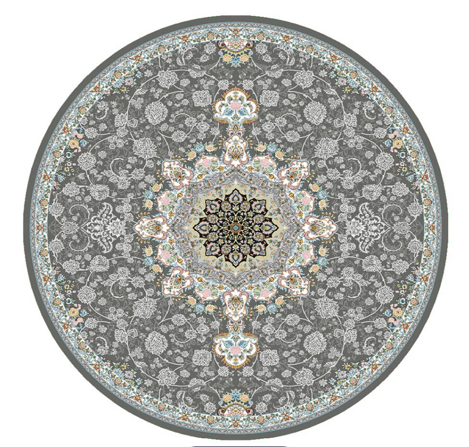 فرشینه گرد(دایره) مخمل کد FR-RD-172
